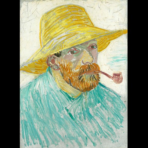 Van Gogh Giclée, Zelfportret met pijp en strohoed