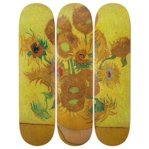 The Skateroom x Van Gogh Museum® Triptych, Sunflowers