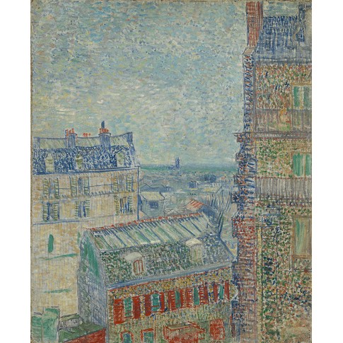 Van Gogh Giclée, View from Theo's Apartment