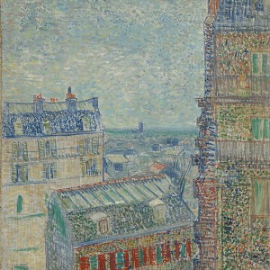 Van Gogh Giclée, View from Theo's Apartment