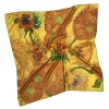 Van Gogh Luxury silk twill scarf Sunflowers