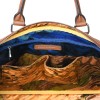 Smaak® Leather briefcase Van Gogh Crows camel