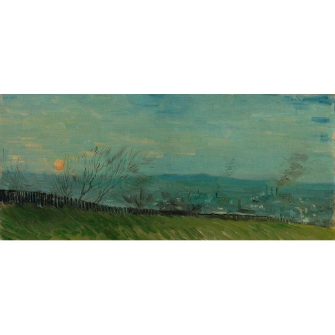Van Gogh Giclée, Sunset in Montmartre