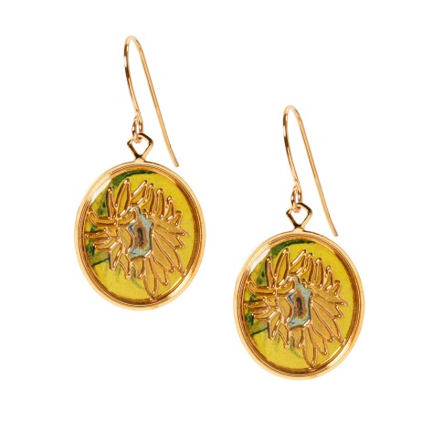 Van Gogh Earrings Sunflowers