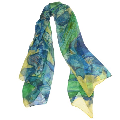 Van Gogh Silk scarf Irises