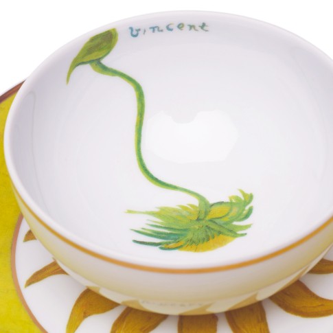 Van Gogh Vista Alegre® Tea cup and saucer Sunflower