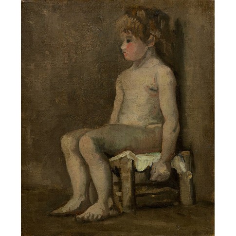 Van Gogh Giclée, Nude Girl, Seated