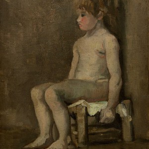 Van Gogh Giclée, Nude Girl, Seated