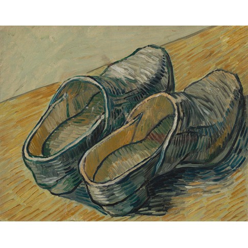 Van Gogh Giclée, A Pair of Leather Clogs