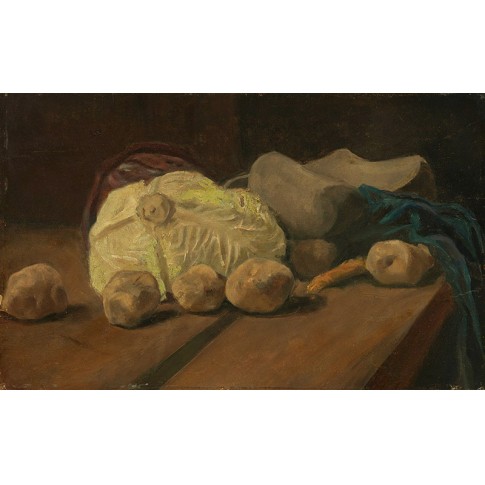 Van Gogh Giclée, Still Life with Cabbage and Clogs