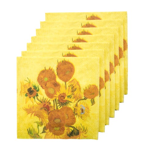 Van Gogh Napkins Sunflowers