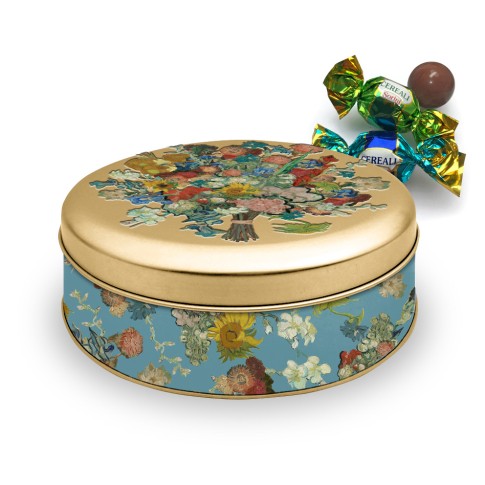 Van Gogh Tin with chocolates Vincent's flowers
