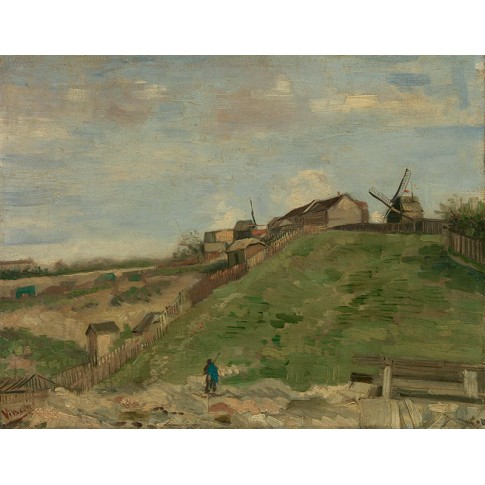 Van Gogh Giclée, The Hill of Montmartre with Stone Quarry