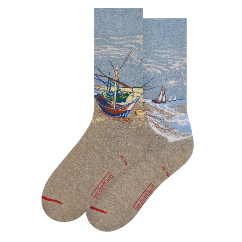 Socks Fishing Boats on the Beach, MuseARTa x Van Gogh Museum®