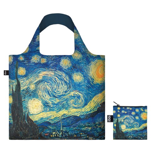 Van Gogh shopping bag reusable bolsa jute bag recycle bag eco shopper bag  cloth ecobag fabric string custom