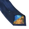 Van Gogh Silk tie Crows blue