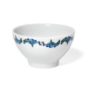 Van Gogh Porcelain bowl Irises decorative rim