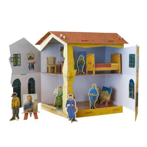 Van Gogh 3D model The Yellow House (The Street)
