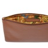 Smaak® Leather pouch Van Gogh Sunflowers camel