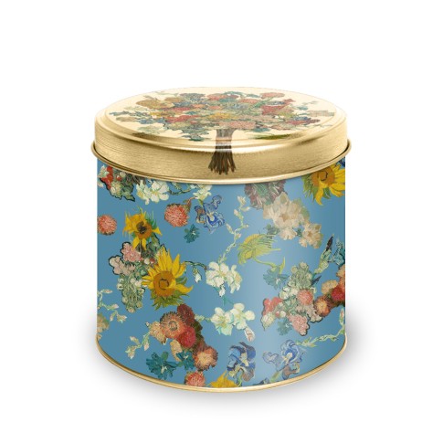 Van Gogh Syrup waffles in a tin Vincent's flowers