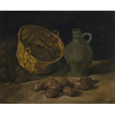 Van Gogh Giclée, Still Life with Brass Cauldron and Jug