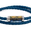 Van Gogh Tateossian® leather braided bracelet blue