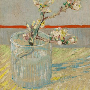 Van Gogh Giclée, Sprig of Flowering Almond in a Glass