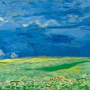 Van Gogh Giclée, Wheatfield under Thunderclouds