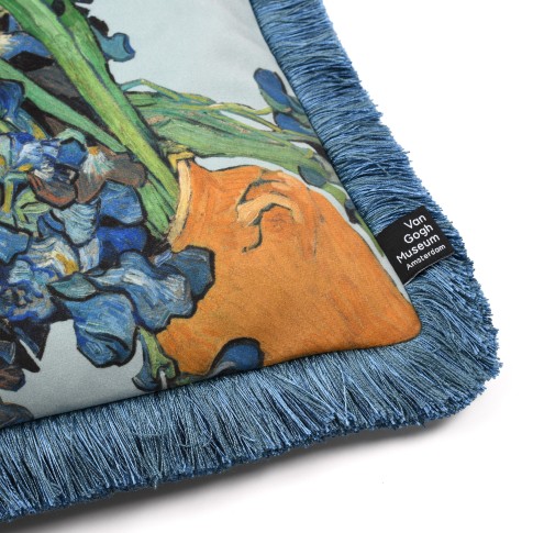 Van Gogh Cushion cover fringed Irises 30 x 45