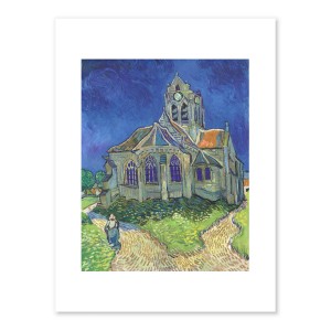 Van Gogh Print S The Church at Auvers-sur-Oise