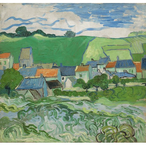 Van Gogh Giclée, View of Auvers