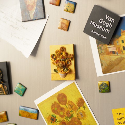 Van Gogh 3D Magnet Sunflower
