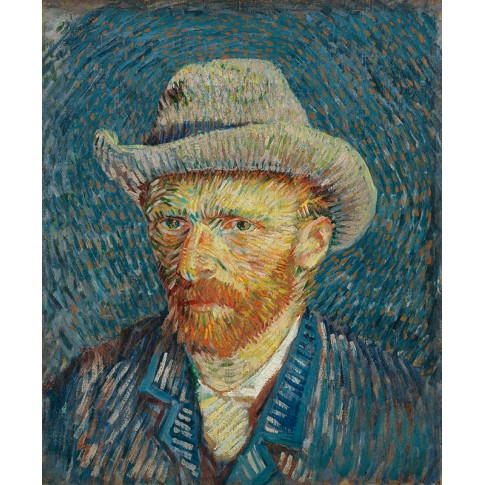 Van Gogh Giclée, Self-Portrait with Grey Felt Hat