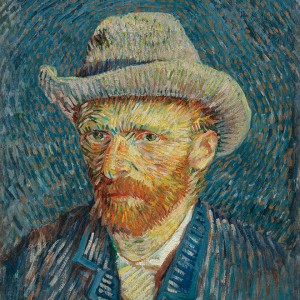 Van Gogh Giclée, Self-Portrait with Grey Felt Hat