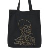 Van Gogh Bag Head of a Skeleton with a Burning Cigarette