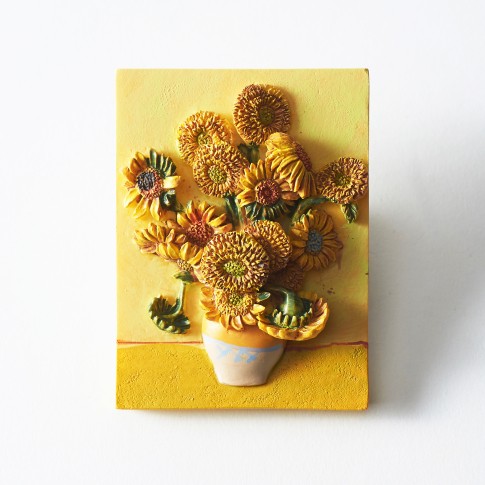 Van Gogh 3D Magnet Sunflower