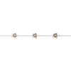 Van Gogh Gassan® Golden bracelet with 5 diamonds Almond Blossom