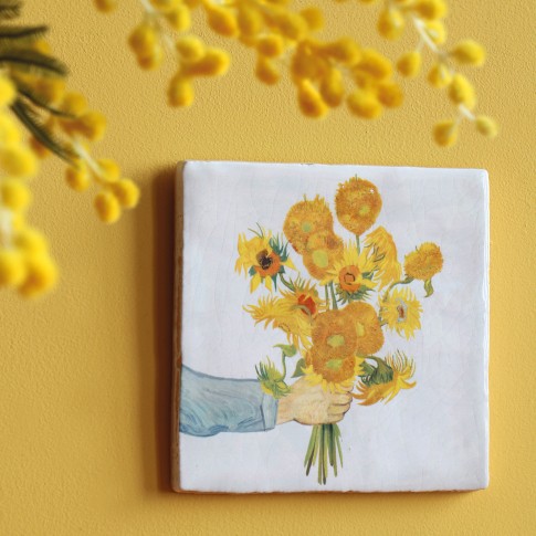 Van Gogh StoryTiles Sunflowers from me to you