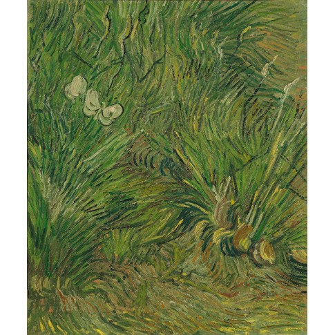Van Gogh Giclée, Garden with Butterflies