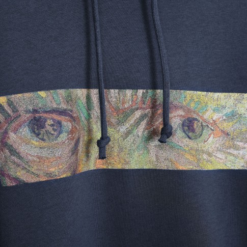 Van Gogh Hooded sweater Eyes Self-Portrait with Grey Felt Hat