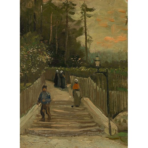 Van Gogh Giclée, Path in Montmartre