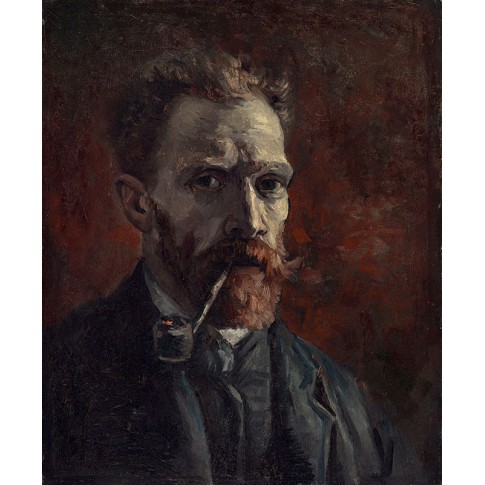 Van Gogh Giclée, Self-Portrait with Pipe