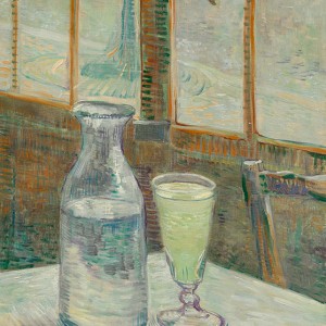 Van Gogh Giclée, Café Table with Absinthe