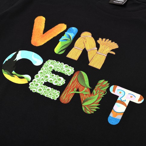 Van Gogh T-shirt Vincent Alphabet