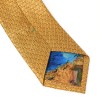 Van Gogh Silk tie Crows yellow