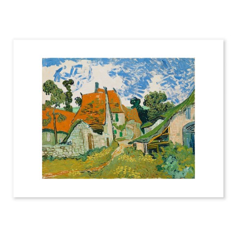 Van Gogh Print S Street in Auvers-sur-Oise