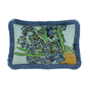 Van Gogh Cushion cover fringed Irises 30 x 45