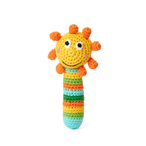 Rattle crochet Sunflowers