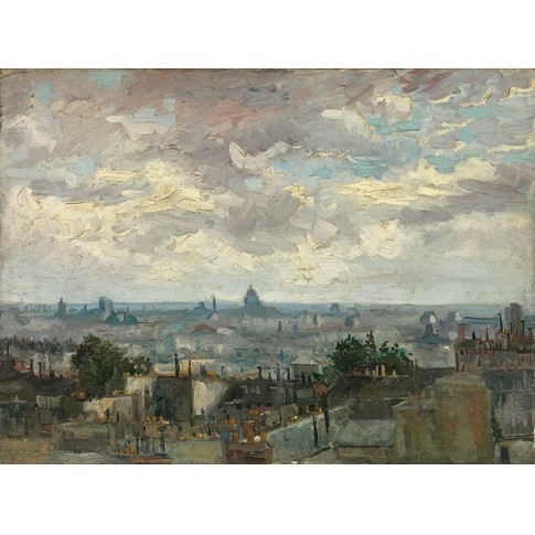 Van Gogh Giclée, View of Paris