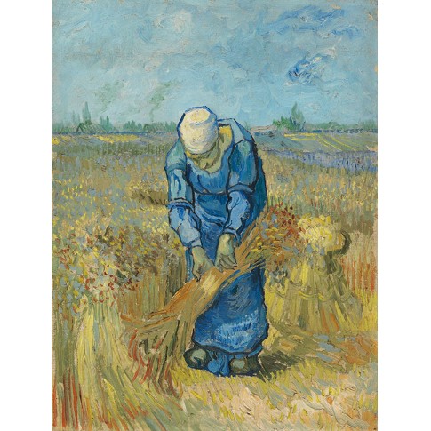 Van Gogh Giclée, La agavilladora (según Millet)
